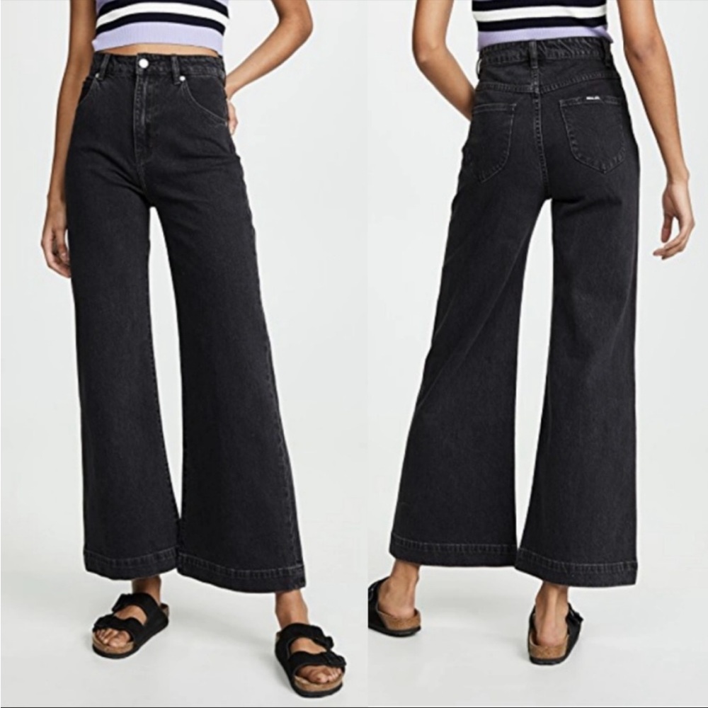 ROLLA'S Old Mate Comfort Ash High Rise Wide Leg Jeans Size 27